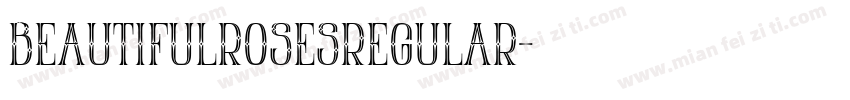BeautifulRosesRegular字体转换