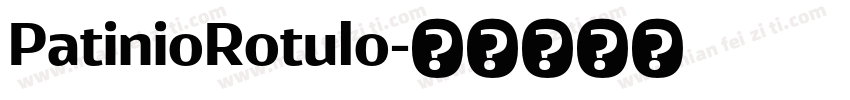 PatinioRotulo字体转换