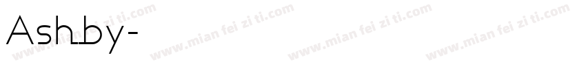 Ashby字体转换