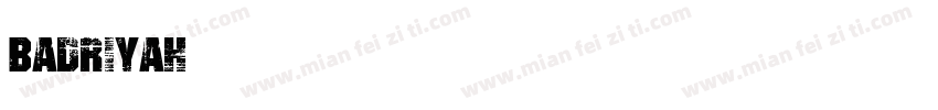 badriyah字体转换