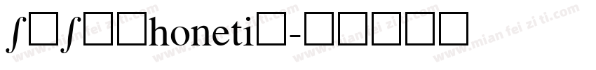 SLS_Phonetic字体转换