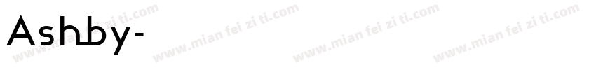 Ashby字体转换