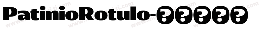 PatinioRotulo字体转换