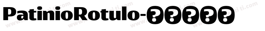 PatinioRotulo字体转换