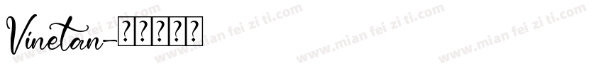 Vinetan字体转换