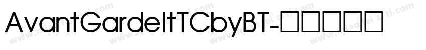 AvantGardeItTCbyBT字体转换