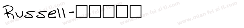 Russell字体转换