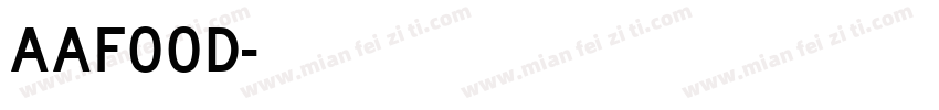 Aafood流油字体转换
