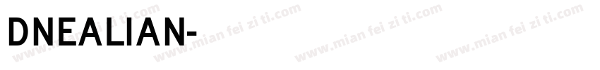 DNealian字体转换