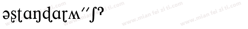 EstandarW01字体转换