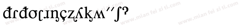 F2FOCRBczykW01字体转换