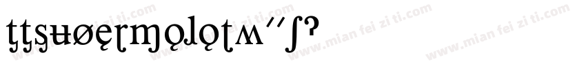 TTSupermolotW01字体转换