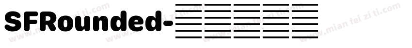 SFRounded字体转换