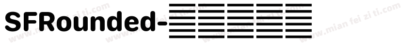 SFRounded字体转换