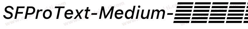 SFProText-Medium字体转换