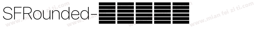 SFRounded字体转换