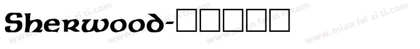 Sherwood字体转换