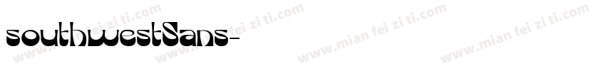 southwestSans字体转换