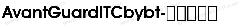 AvantGuardITCbybt字体转换