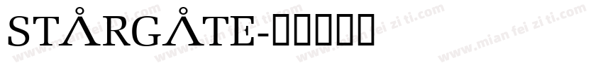 STARGATE字体转换