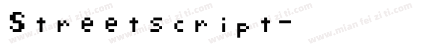 Streetscript字体转换