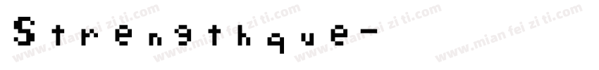 Strengthque字体转换