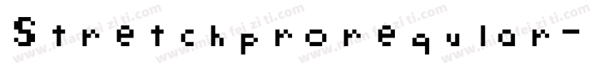 Stretchproreqular字体转换