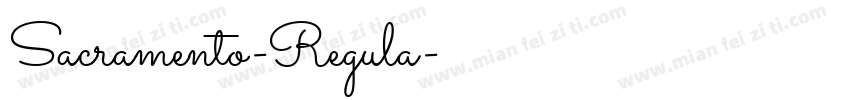 Sacramento-Regula字体转换