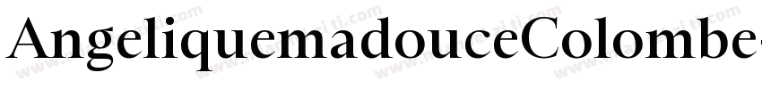 AngeliquemadouceColombe字体转换