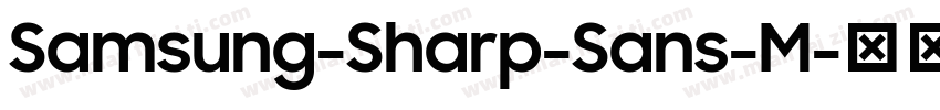 Samsung-Sharp-Sans-M字体转换