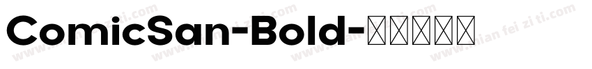 ComicSan-Bold字体转换