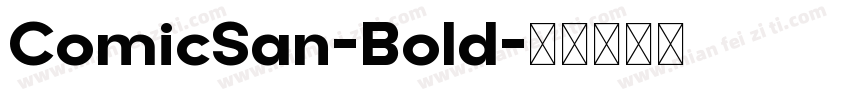 ComicSan-Bold字体转换