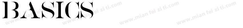 basics字体转换