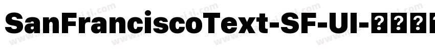 SanFranciscoText-SF-UI字体转换