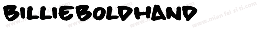 billieBoldHand字体转换