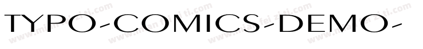 TYPO-COMICS-DEMO字体转换