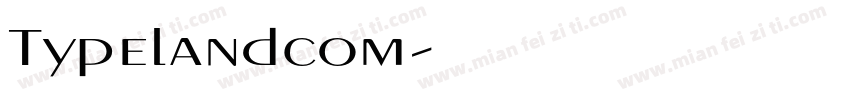 Typelandcom字体转换