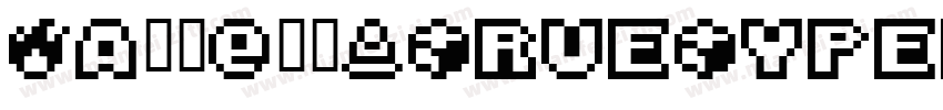 Aa楷体-常规(TrueType)(CH字体转换