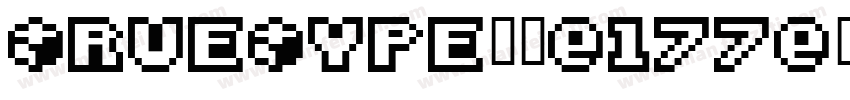 TrueType字体-177字体转换