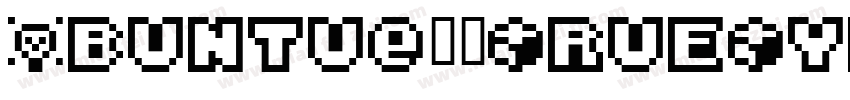 Ubuntu-粗体TrueType字体转换