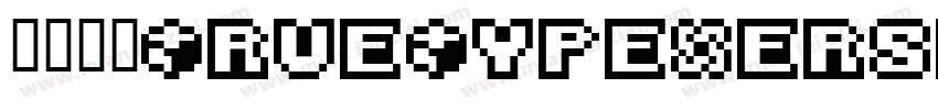 黑体常规TrueTypeVersi字体转换