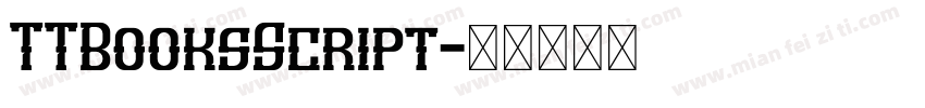 TTBooksScript字体转换