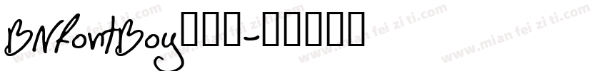 BNFontBoy手机版字体转换