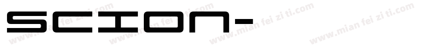 Scion字体转换