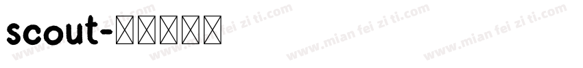 scout字体转换