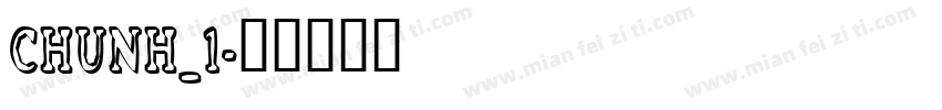 CHUNH_1字体转换