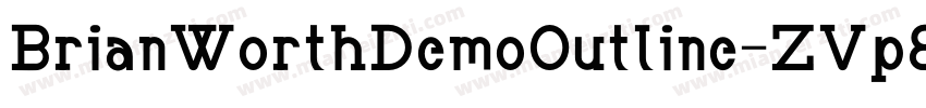 BrianWorthDemoOutline-ZVp83字体转换
