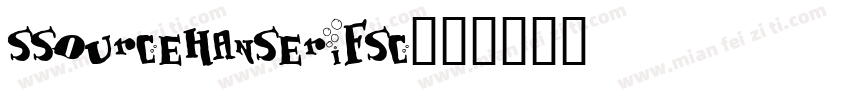 ssourcehanserifsc字体转换