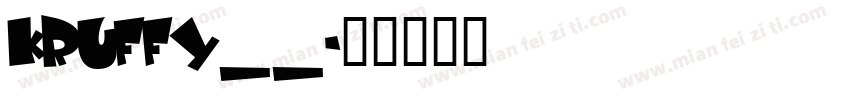 KRUFFY__字体转换