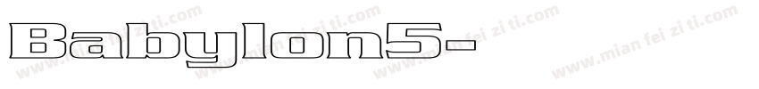 Babylon5字体转换